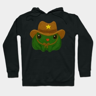 Giddy-Up Gus – Cute Cowboy Slime Sheriff Design Hoodie